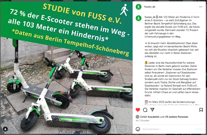 Seniorenvertretung Tempelhof Schöneberg E-Scooter