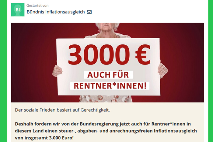 Seniorenvertretung Tempelhof-schöneberg Inflationsausgleich für Rentnerinnen