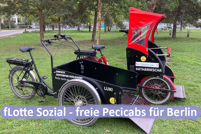 Seniorenvertretung Tempelhof-schöneberg Flotte Sozial Rikscha Pedicab Alma GGV